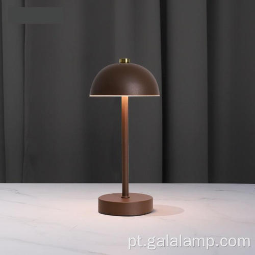 Lâmpada de toque LED versátil, lâmpada de cabeceira de metal elegante